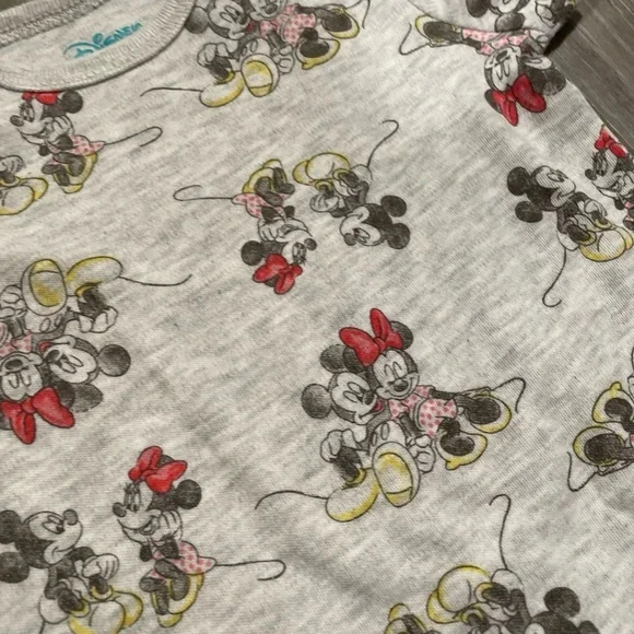 Disney Gray Bodysuit with Mickey and Minnie Print - Picture 2 of 3